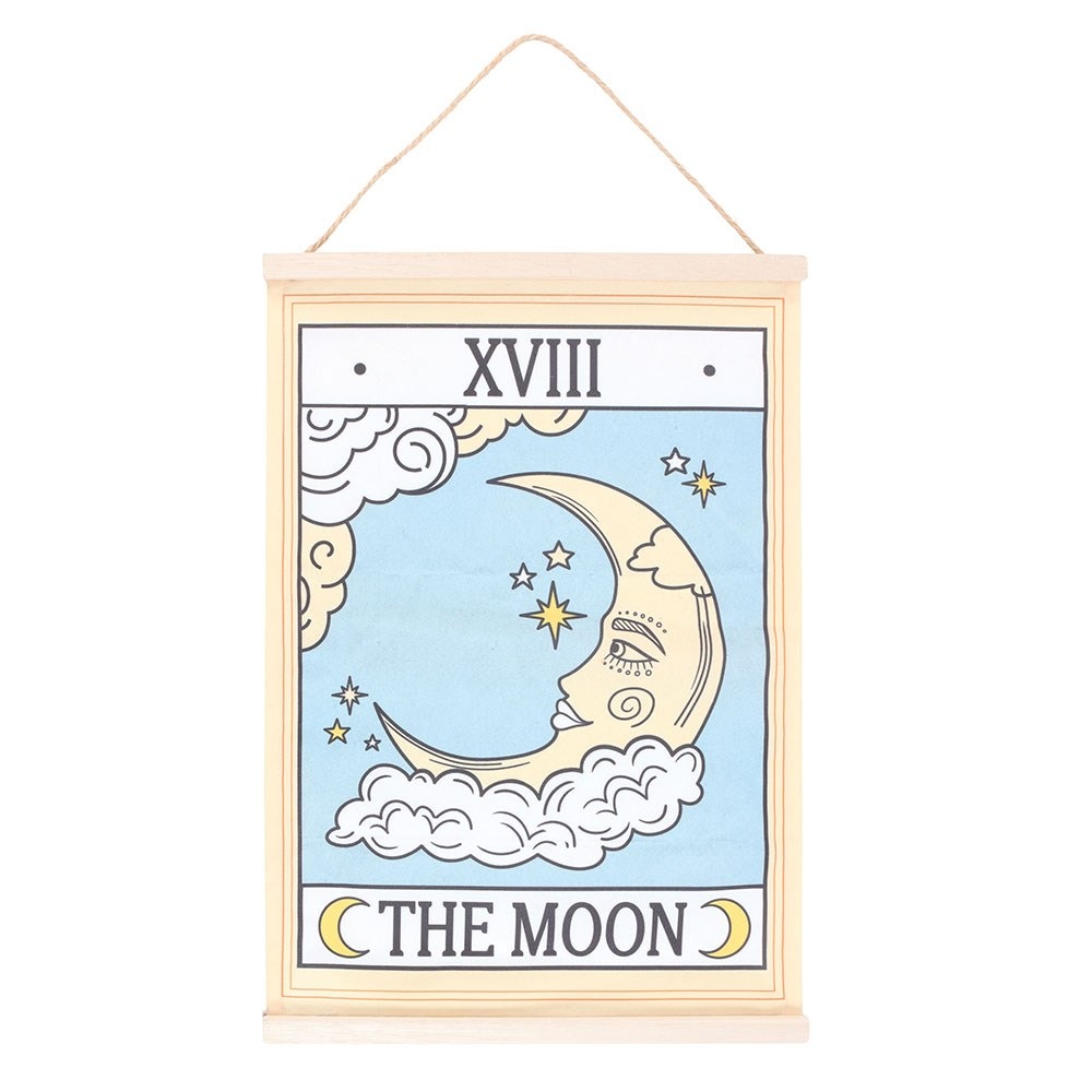 Something Different - The Moon Vintage Tarot Muurdecoratie - Multicolours
